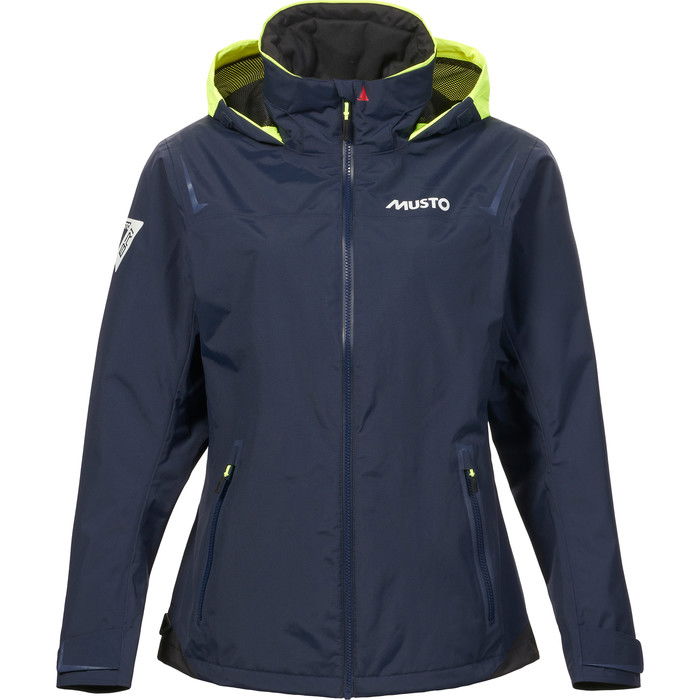 2024 Musto Womens BR1 Solent Sailing Jacket 82404 True Navy Sailing Sailing Watersports Outlet